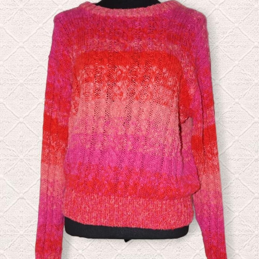 Liz Claiborne Liz Sport Women's Ombre Cotton Linen Sweater